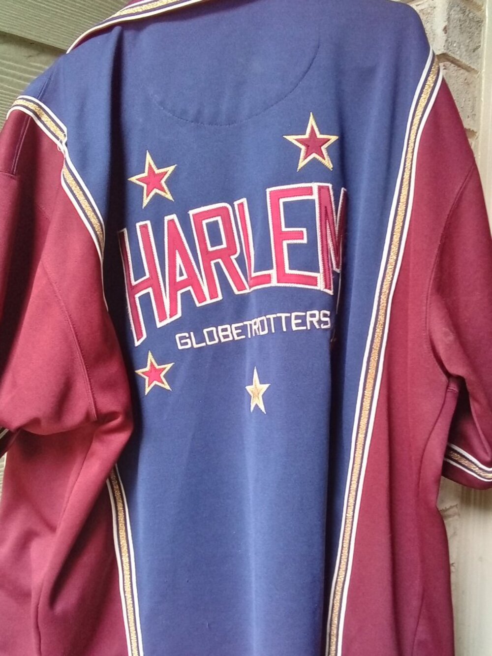 The Limited Ed Harlem Globetrotters Platinum Fubu Twiggy #42 Warmup Jersey Shirt